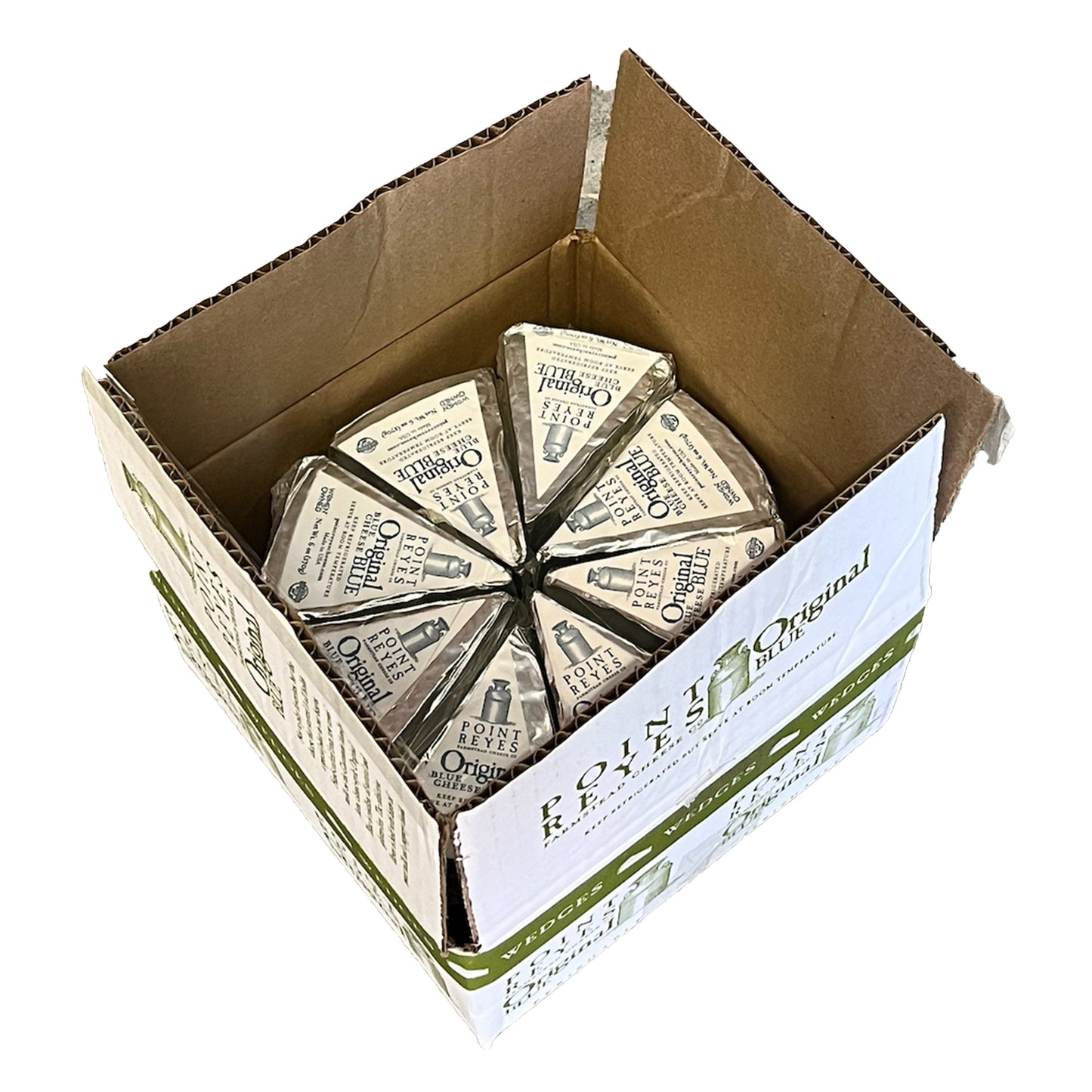 Cheese, Point Reyes, Original Blue, Wedges, 16 x 6 oz
