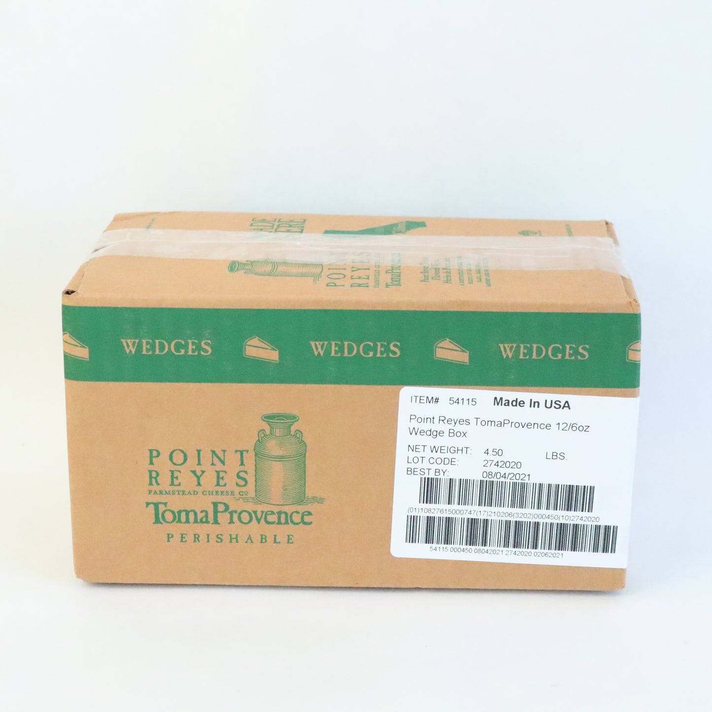 Cheese, Point Reyes, TomaProvence, Wedges, 12 x 6 oz