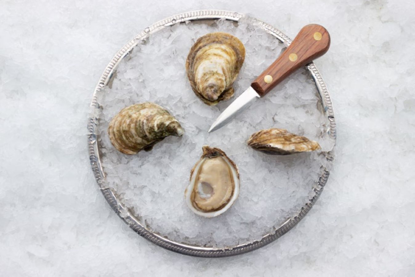 Oyster, Raspberry Point, In Shell, Farmed, 100 Ct, Fresh, Ref