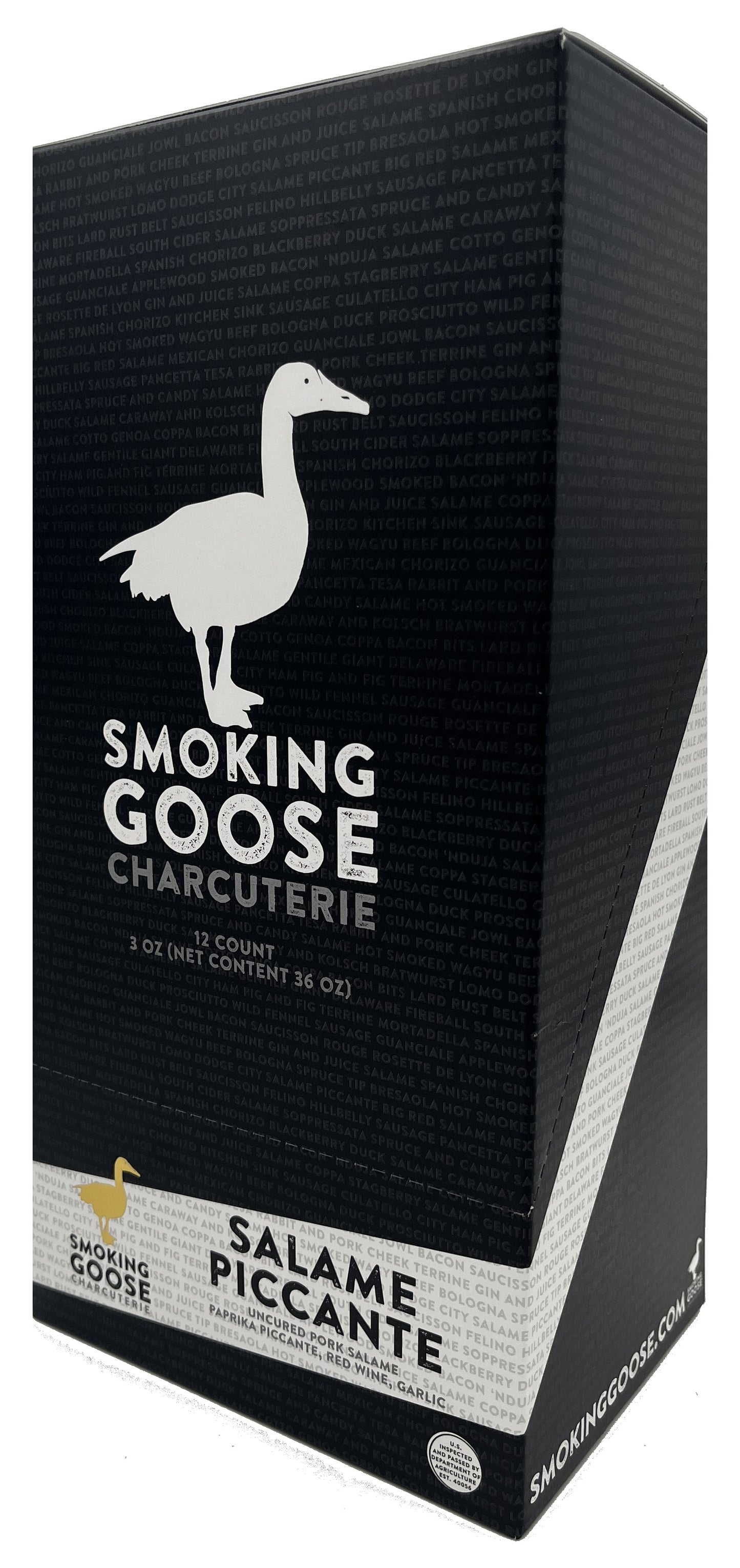 Salame, Piccante, 12 X 3 Oz