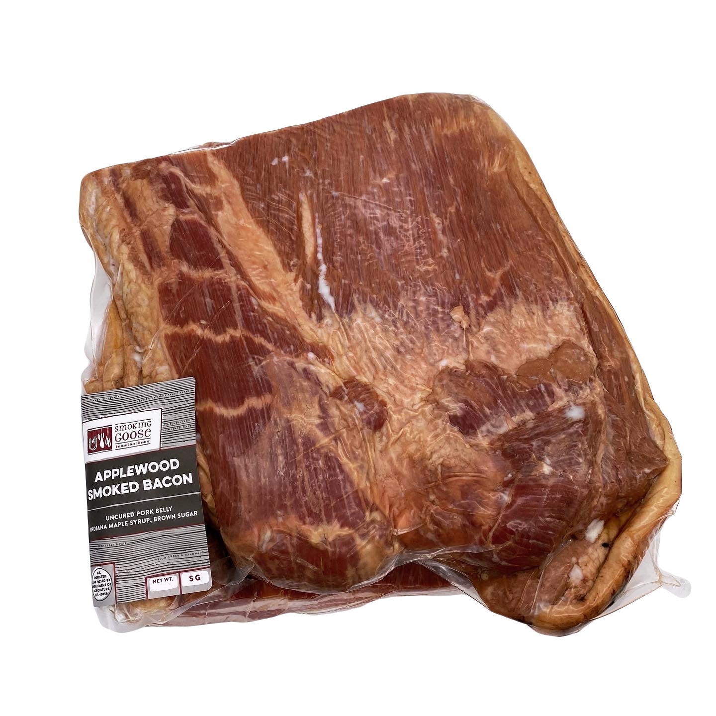 Bacon, Smoked, Applewood, Slab 2 X 14 Lbs