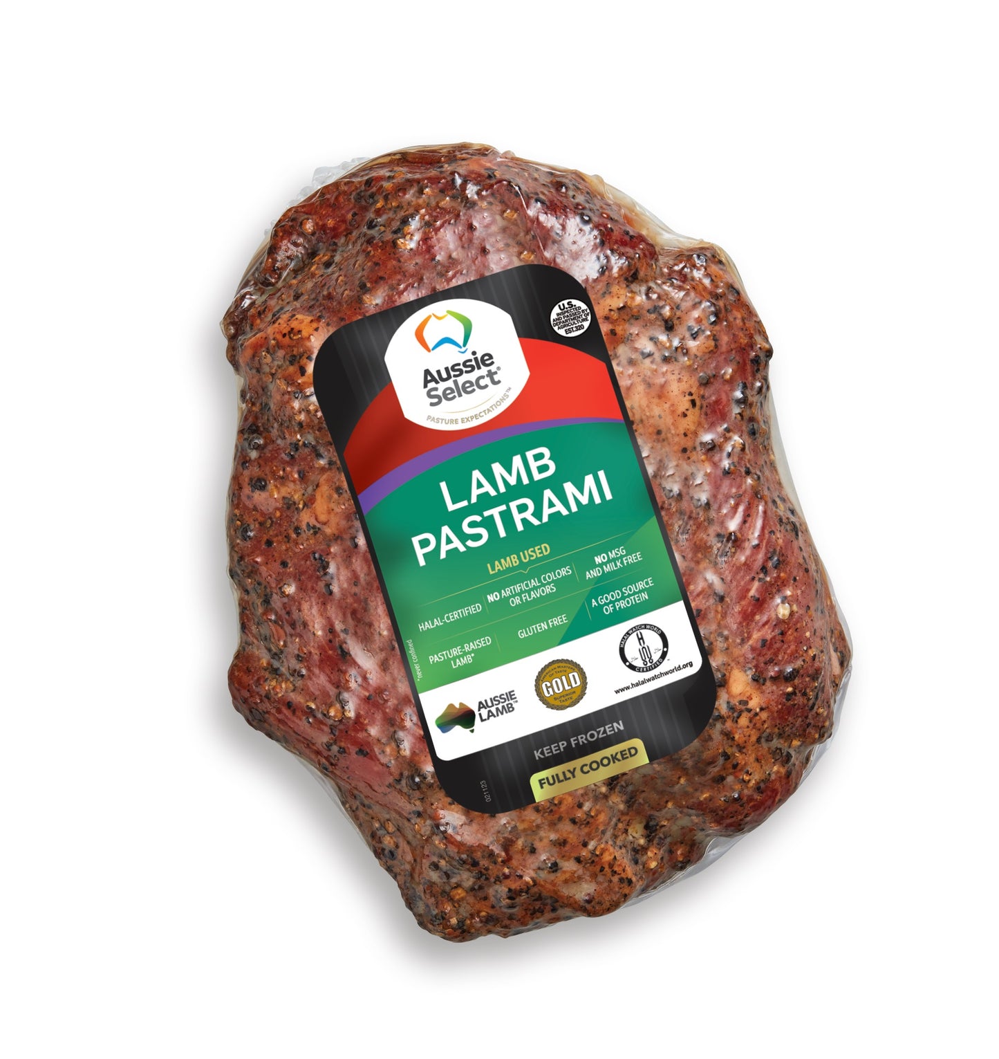 Lamb, Pastrami, Aussie Select, 4 ct x 2.4 Lbs each (H)