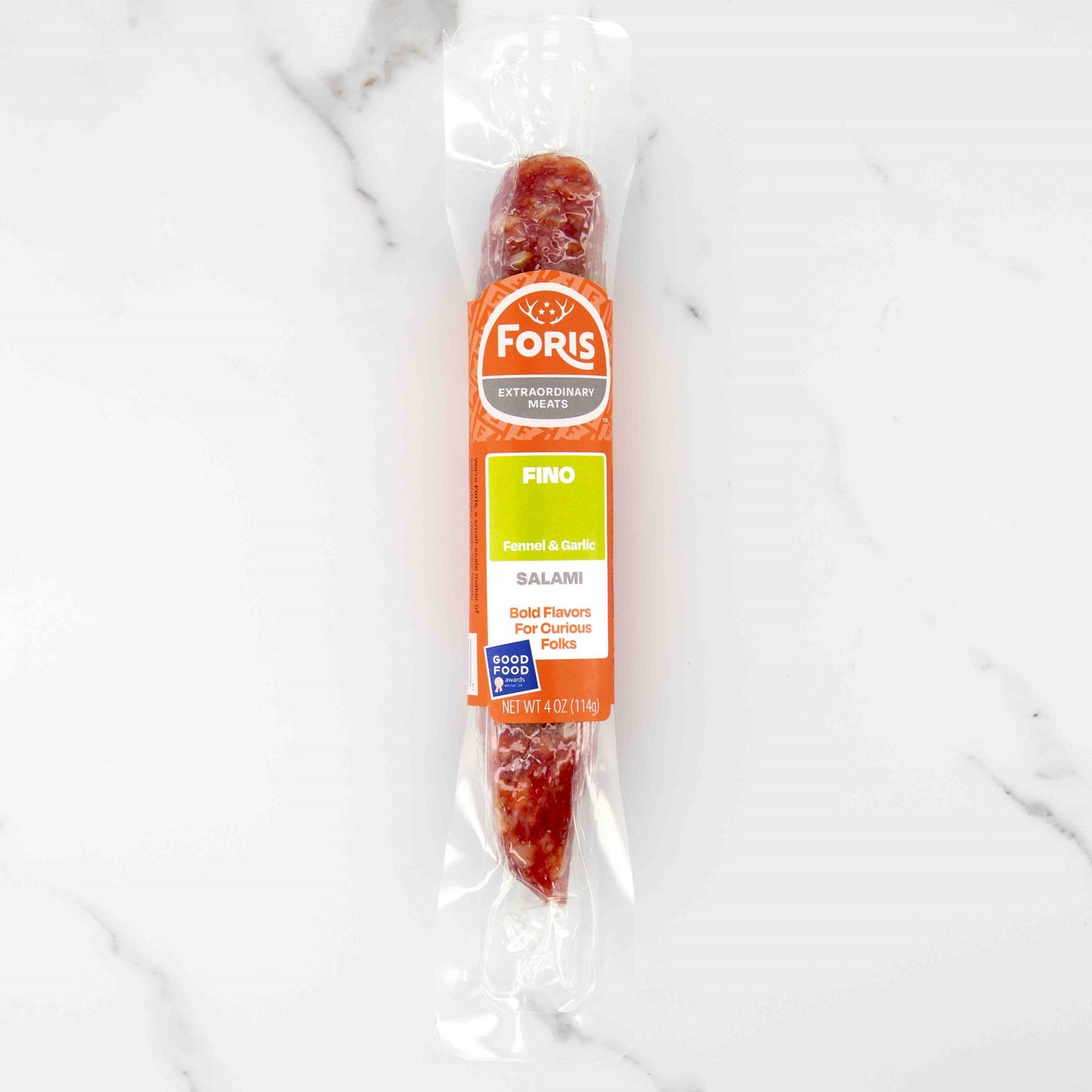 Salami, Fino, Cured, Ref, 9 X 4 Oz