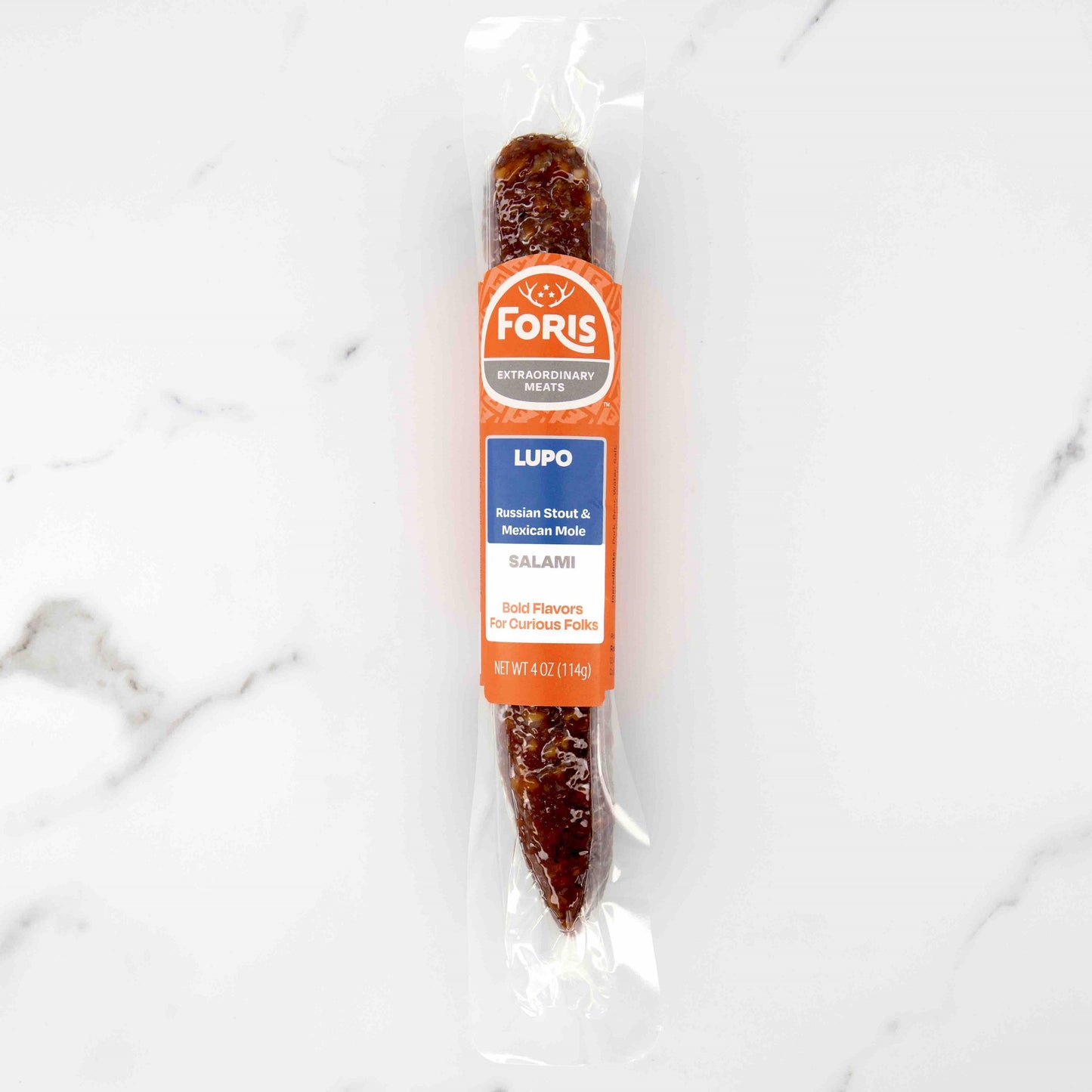 Salami, Lupo, Cured, Ref, 9 X 4 Oz