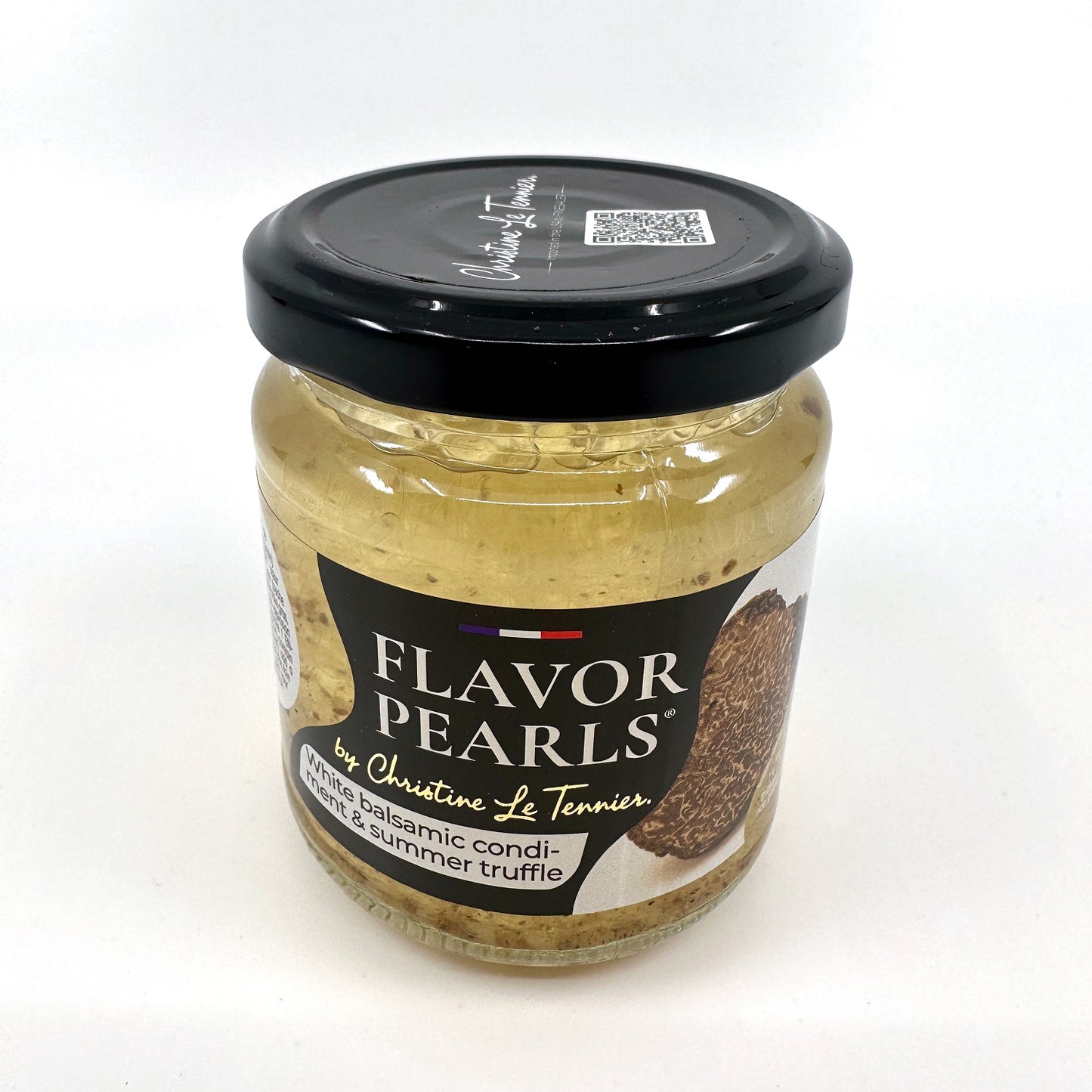 Topping, Pearls, White Balsamic W/ Black Truffle Flavor, 2 x 7 Oz