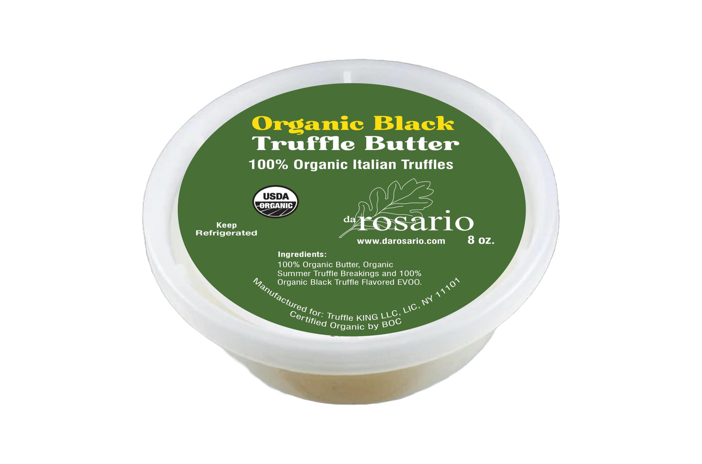 Butter, Truffle, Black, Organic, USDA, 6 x 8 Oz
