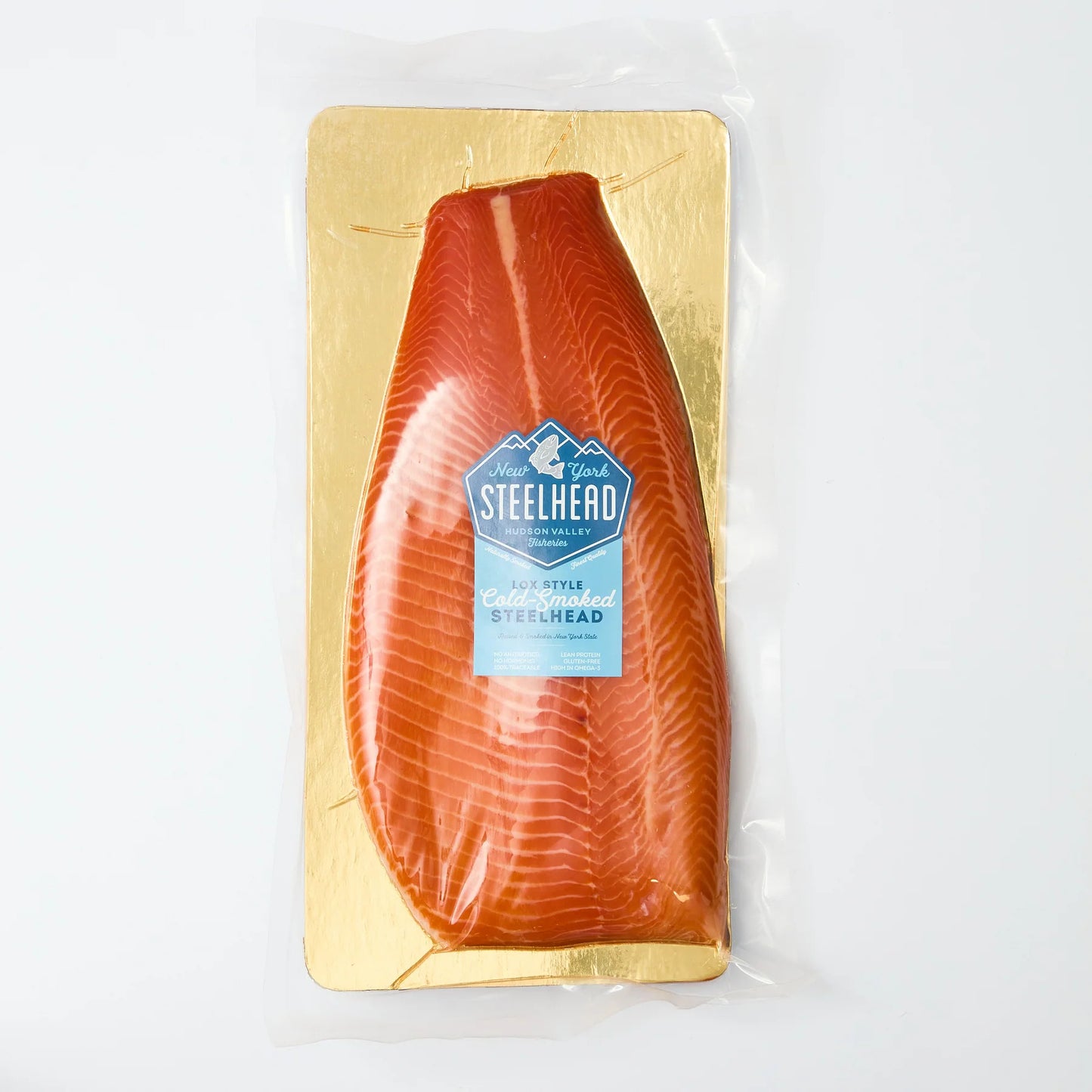 Trout, Steelhead, Fillets, Farmed, RAS, Cold-Smoked, "Lox", 1.25-1.75 lbs avg, 10 lbs case