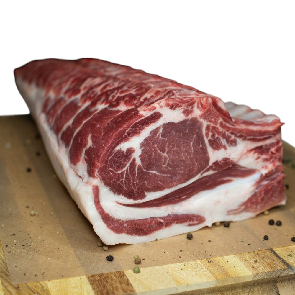 Pork, American Kurobuta, Rack Of Pork, 8-10 Rib, Chine Off, Avg 3 X 8#, Avg 24# Cs