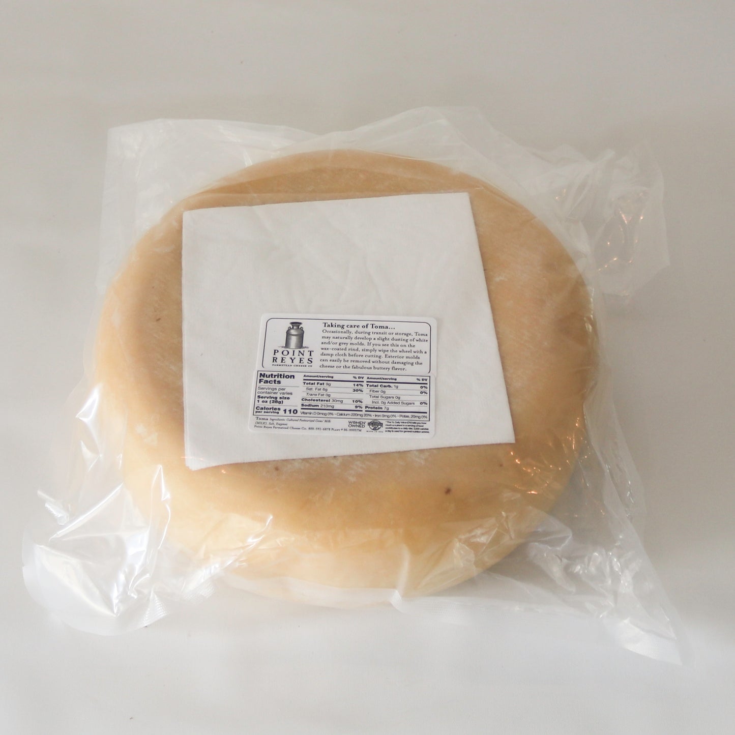 Cheese, Point Reyes, Toma, Wheel, 1 x 10#