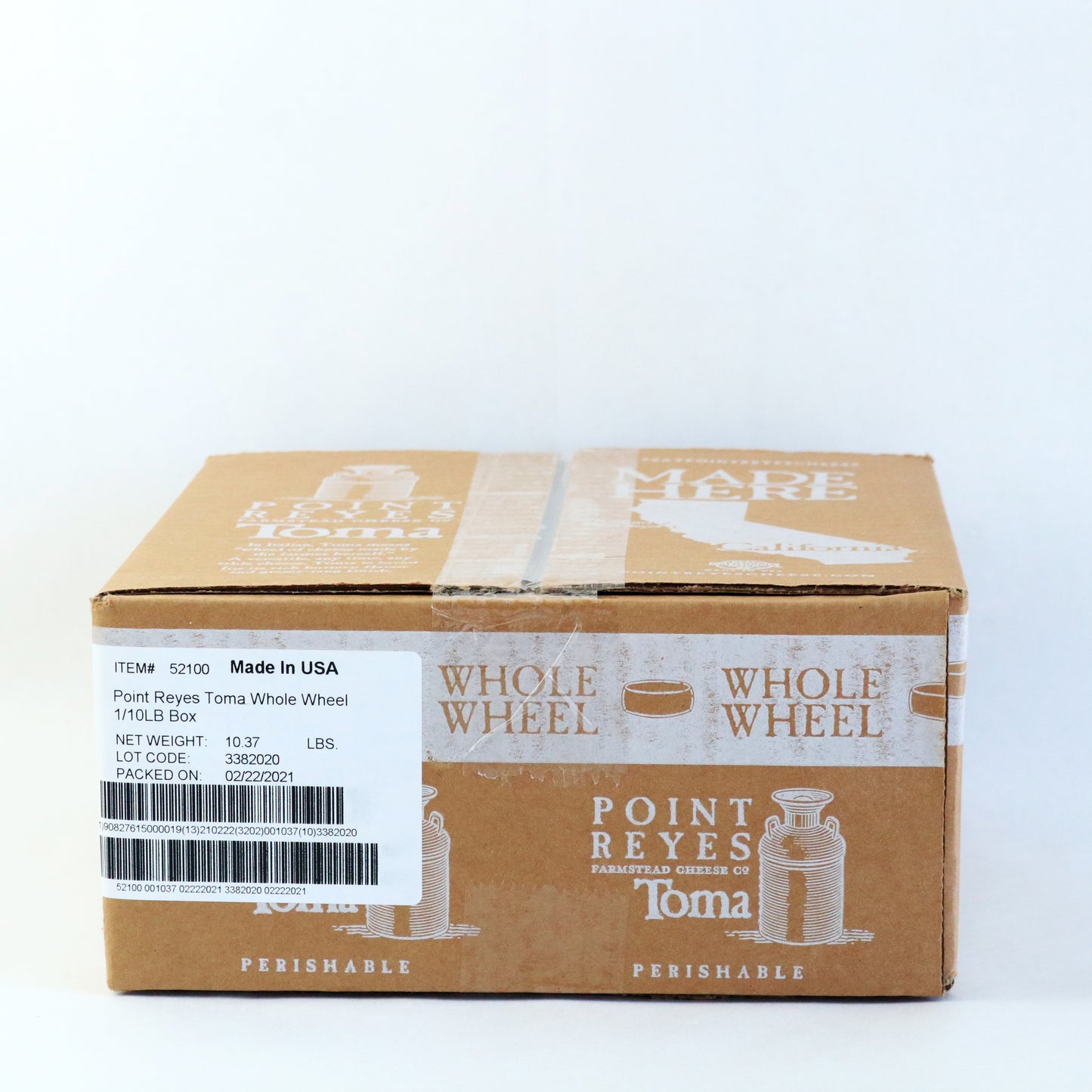 Cheese, Point Reyes, Toma, Wheel, 1 x 10#