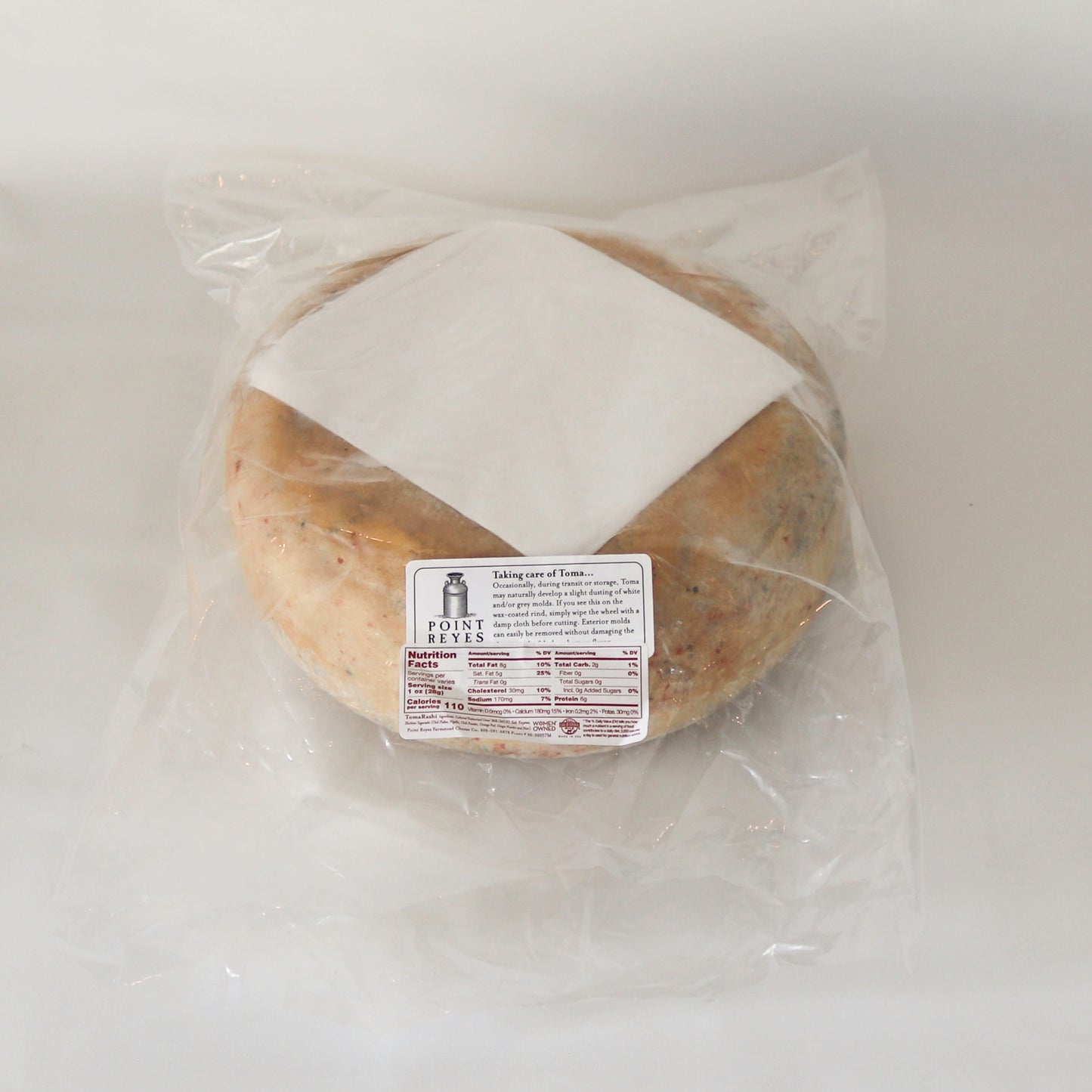 Cheese, Point Reyes, TomaRashi, Wheel, 1 x 10#