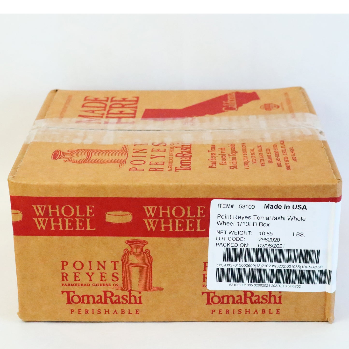 Cheese, Point Reyes, TomaRashi, Wheel, 1 x 10#