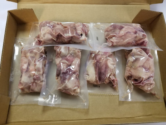 Quail, Manchester Farms, Knots, Raw Frozen, Avg 1.5 oz, 6 x 8 Count, 4.5# Case