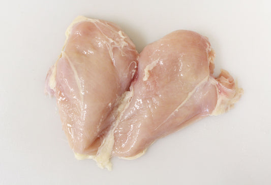 Chicken, Breast, Naked, Bnls, Skinless, Unszd, 4 x 5# Cs, Frozen