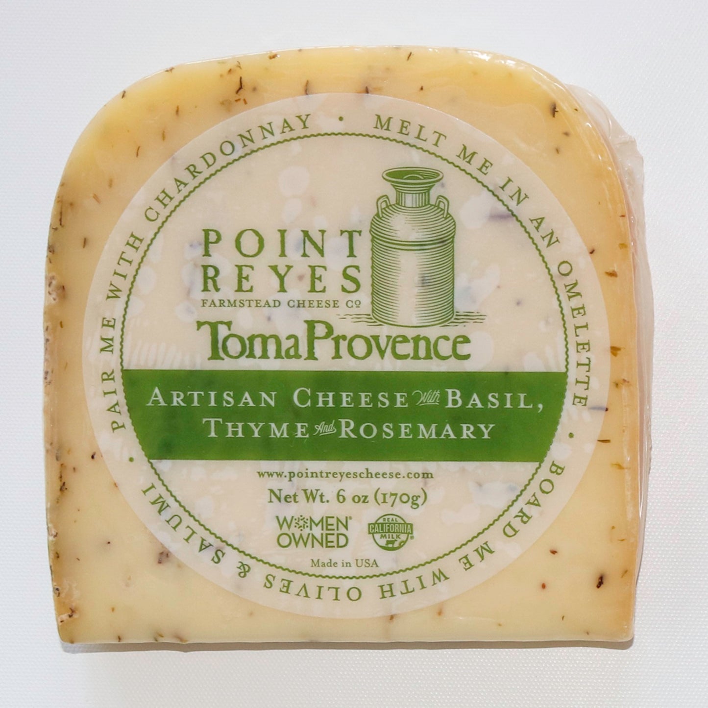Cheese, Point Reyes, TomaProvence, Wedges, 12 x 6 oz