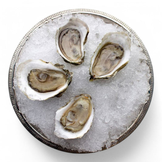 Oyster, Thatch Island, In Shell, Farmed, 100 Ct, Fresh, Ref