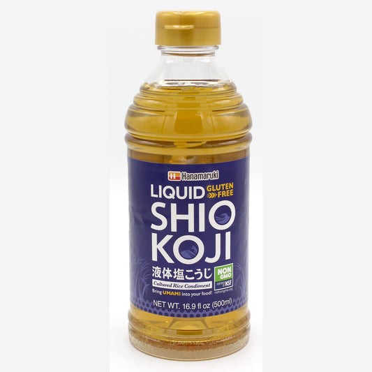 Condiment, Liquid Shio Koji, Gluten Free, Plastic Bottle, 8 x 500 ML