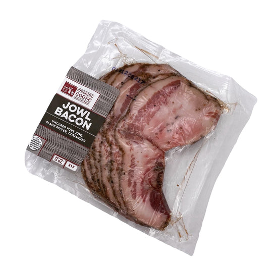 Pork, Jowl Bacon, Sliced, Retail, 10 X 12 Oz