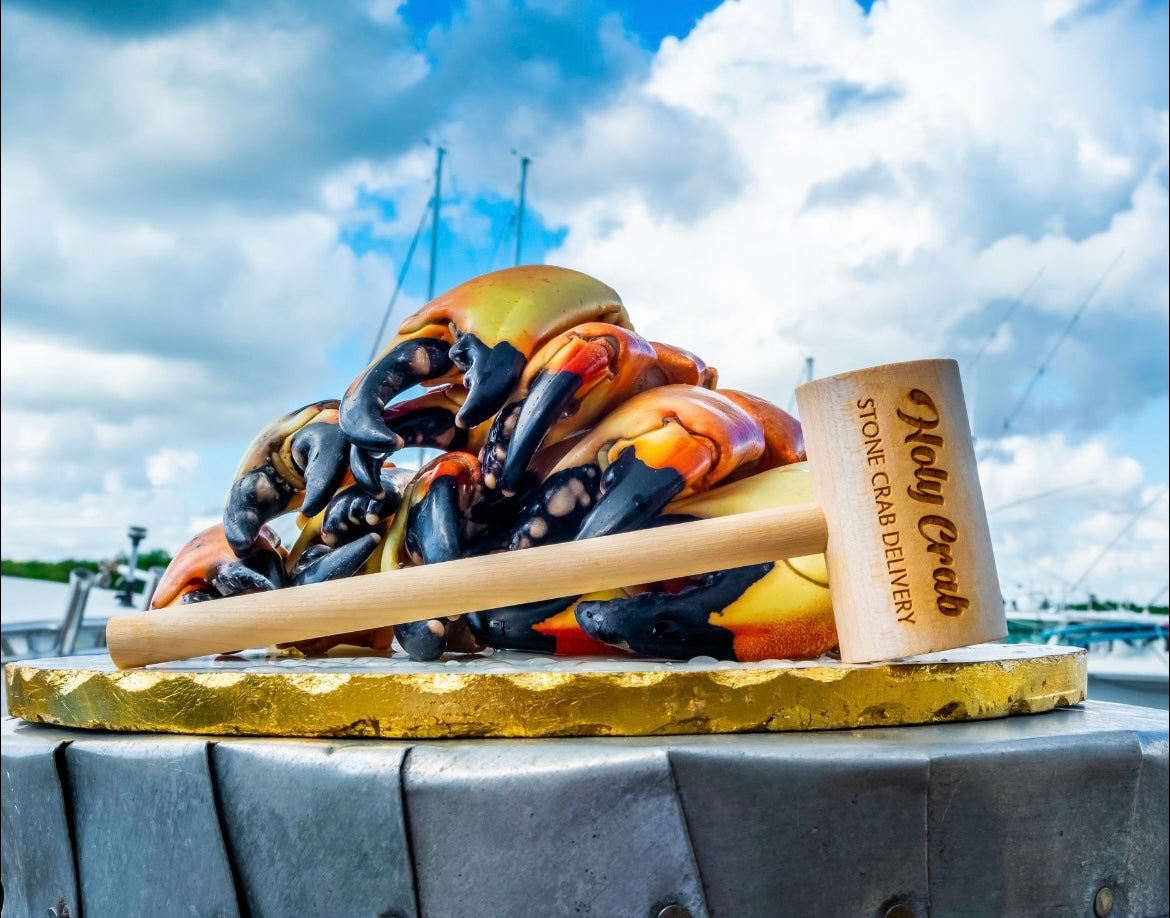 Crab, Stone, Claw, Cooked, Wild, Large, 4-5 Ct, 10 Lbs Case, Fresh