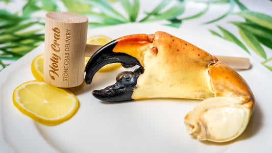 Crab, Stone, Claw, Cooked, Wild, Colossal, 1-2 Ct, 10 Lbs Case, Fresh