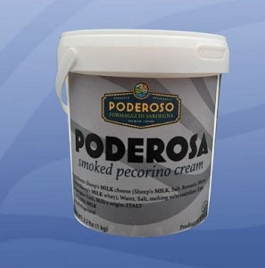 Cheese, Sheep, Cream Spread, Poderosa Smoked Pecorino | 6 x 2.2 Lbs