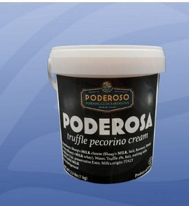 Cheese, Sheep, Cream Spread, Poderosa Truffle Pecorino | 6 x 2.2 Lbs