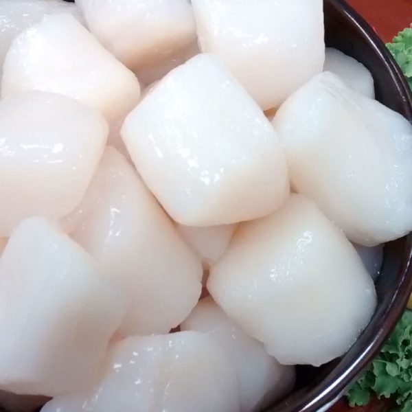 Scallops, Chinese Bay, IQF, 60-80 Pcs Per Pound, Avg 5 Lb Cs, Frozen