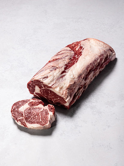 Beef, Ribeye, Grain Finished, 2 Pk, Avg 21 Lb Cs, Fresh, 24 Hour Pre Order