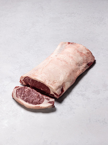 Beef, Striploin, Grain Finished, 2 Pk, Avg 22 Lb Cs, Fresh, 24 Hour Pre Order