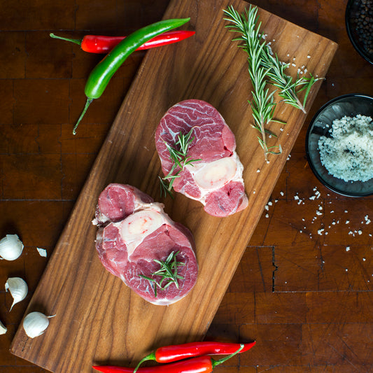 Rose Beef, Shanks, Cut 1.5 Inch Thick, 0.4-1 Lbs Ea, Avg 25 Lbs Cs