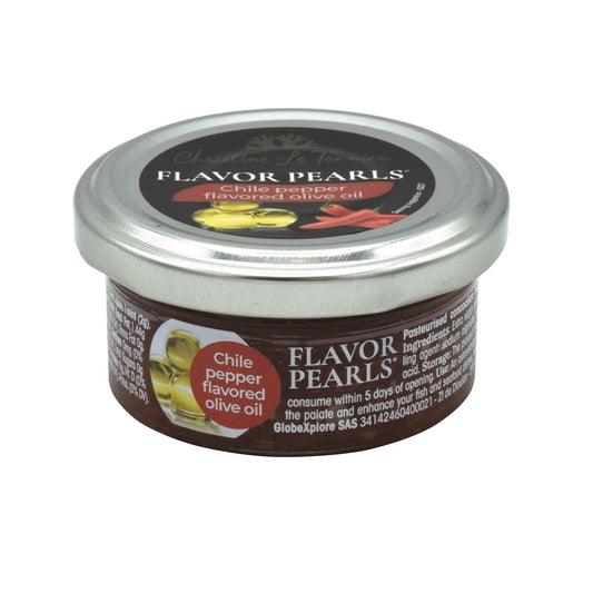 Topping, Pearls, Chile Extra Virgin Olive Oil Flavor, 6 x 1.6 Oz