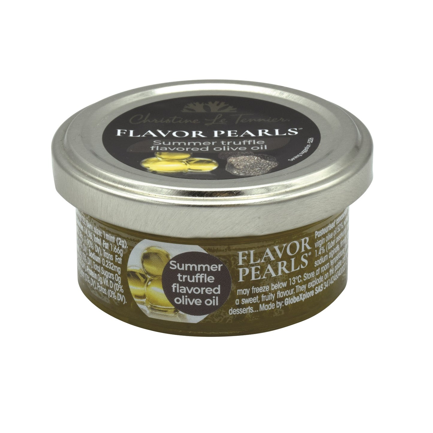 Topping, Pearls, Truffle Extra Virgin Olive Oil Flavor, 6 x 1.6 Oz