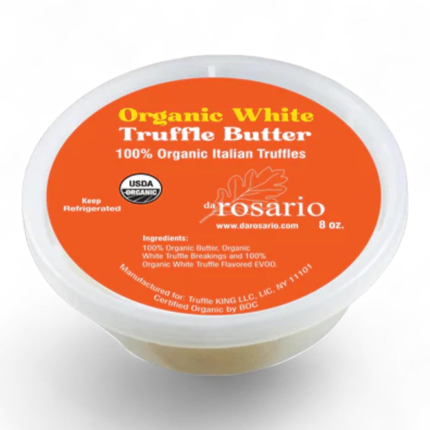 Butter, Truffle, White, Organic, USDA,  6 x 8 Oz
