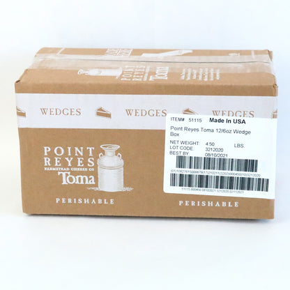 Cheese, Point Reyes, Toma, Wedges, 12 x 6 oz