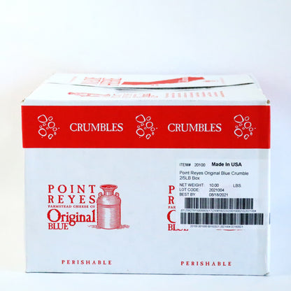 Cheese, Point Reyes, Original Blue, Crumbles, 2 x 5#