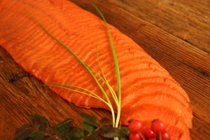 Smoked, Salmon, Sockeye, Wild, Alaskan, Sliced, 1.5# Sides, 4 Sides
