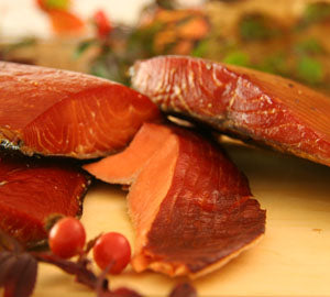 Smoked, Salmon, Roasted, Sockeye, Wild, 1.5# Sides, 4 sides
