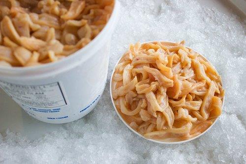 Clams, Strips, Gallon, 2 x 8#, Ref, 24 Hr Lead