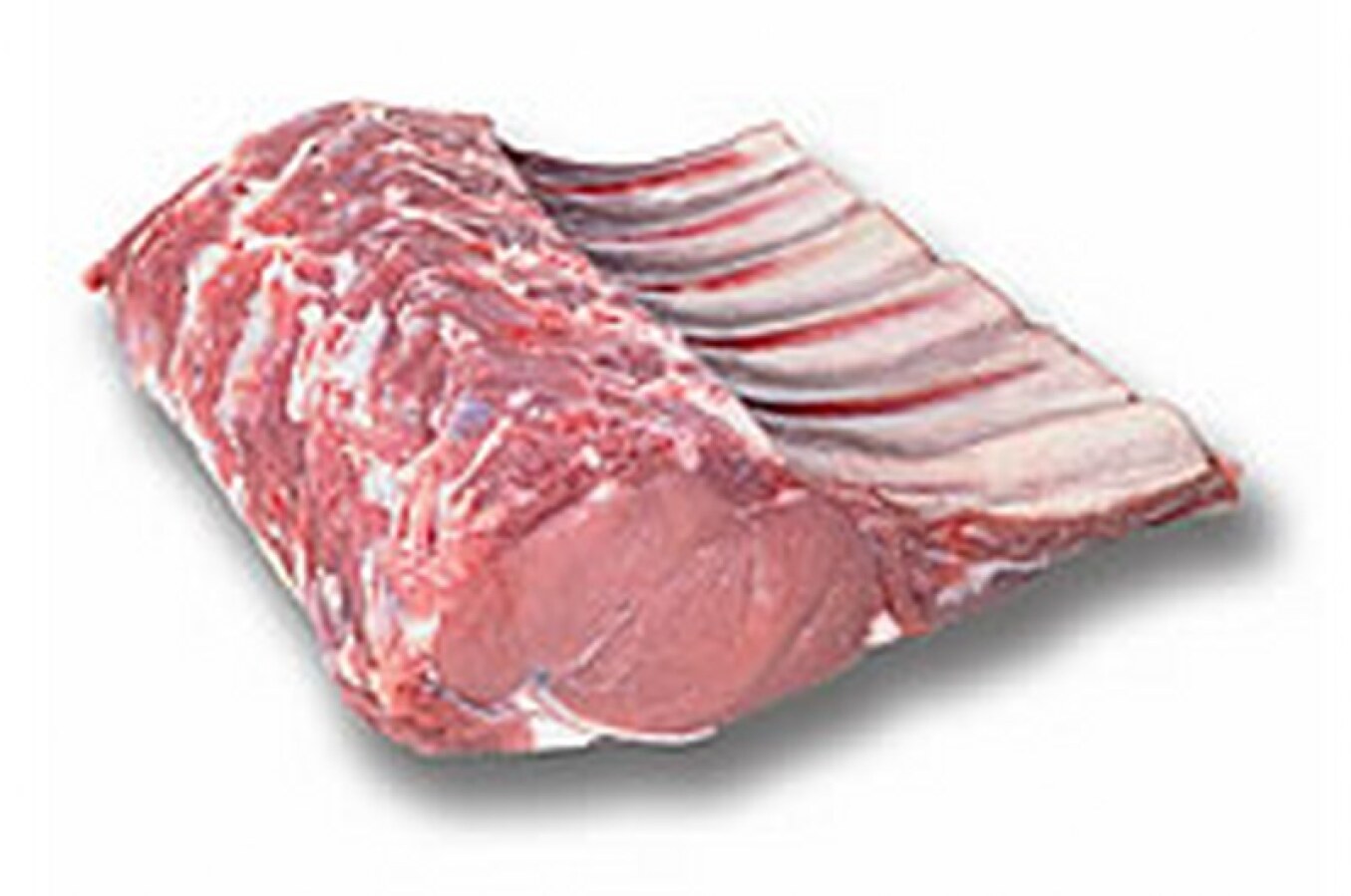 Veal, Grain Fed, Chop Ready 6 bone Rack, 2 per Cs, avg 14# cs, Frozen