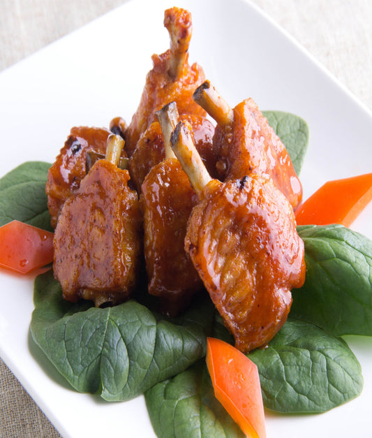 Chicken, Wing, Mid Joint, Frenched, 4 x 5# Packs, Frozen