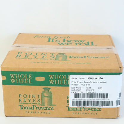 Cheese, Point Reyes, TomaProvence, Wheel, 1 x 10#
