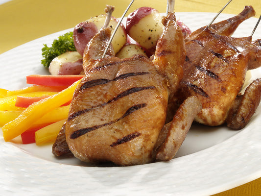 Quail, Manchester Farms, Semi-Bnls, All Natural, 3 Oz Avg, 6 X 4 Pk, 24 Ct, Frozen, 24Hr Lead